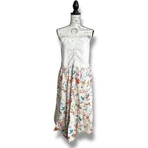 New Torrid Plus Midi Jersey Challis Sweetheart Tube Dress Carrie Floral Size 2